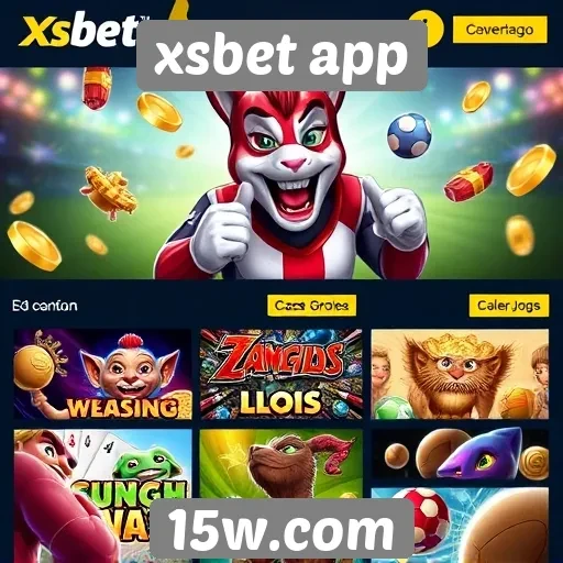 Variedade de jogos disponíveis no xsbet app